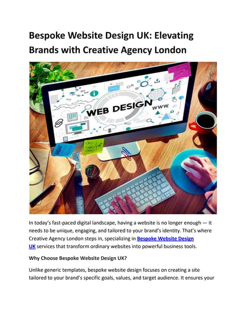 Bespoke Website Design UK | Creative Agency London - Tailored Digital Solutions | PDF
