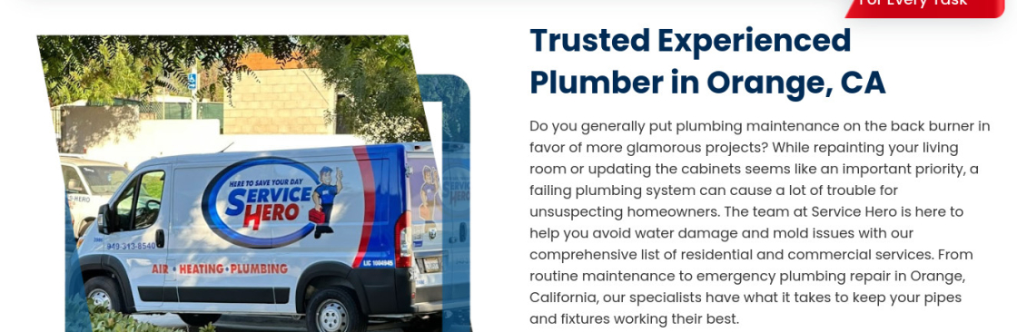Service Hero Plumbing of Orange County Cover Image