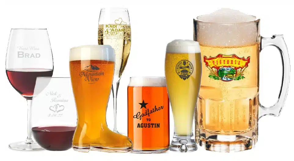 Engraving on Wine Glasses | Personalised Glasses – Custom & Eleg