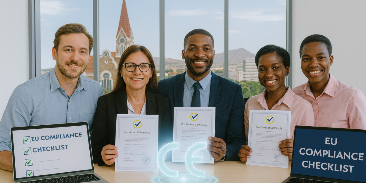Who will provide the services for Ce Mark in Certification in Namibia ?