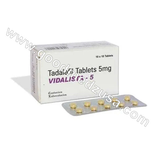 Buy Vidalista 5 Mg [Tadalafil] | Best Benefits | Hurry Up!!!