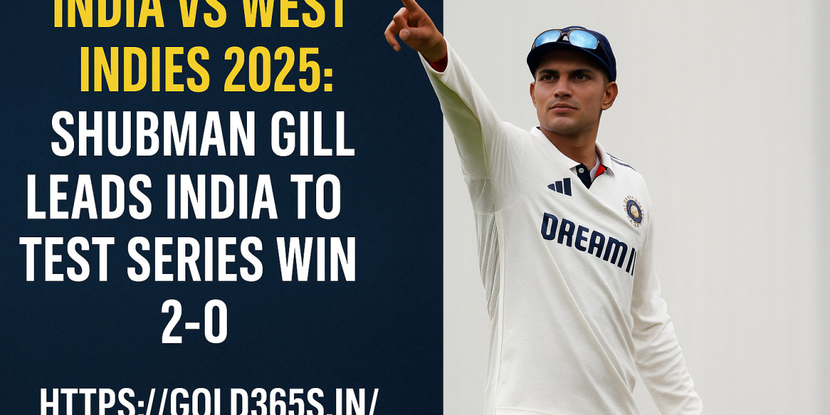Gold365 Cricket Exclusive: India vs West Indies 2025 Test Series Review – A New Era Under Shubman Gill