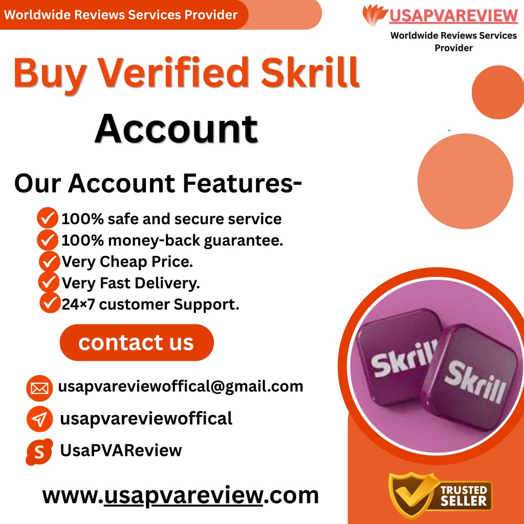 Buy Verified Skrill Account - USAPVAREVIEW