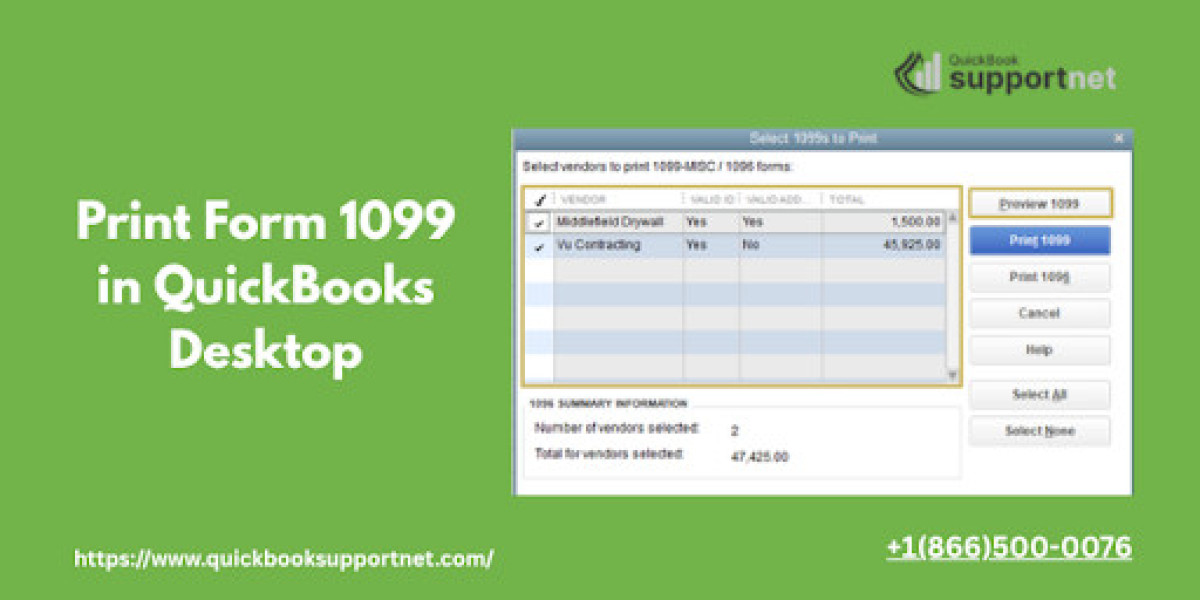 How Do I Print 1099 Forms in QuickBooks Without Errors?