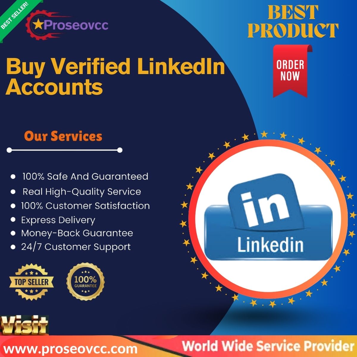 Buy Verified LinkedIn Accounts - 100% Instantly Delivery