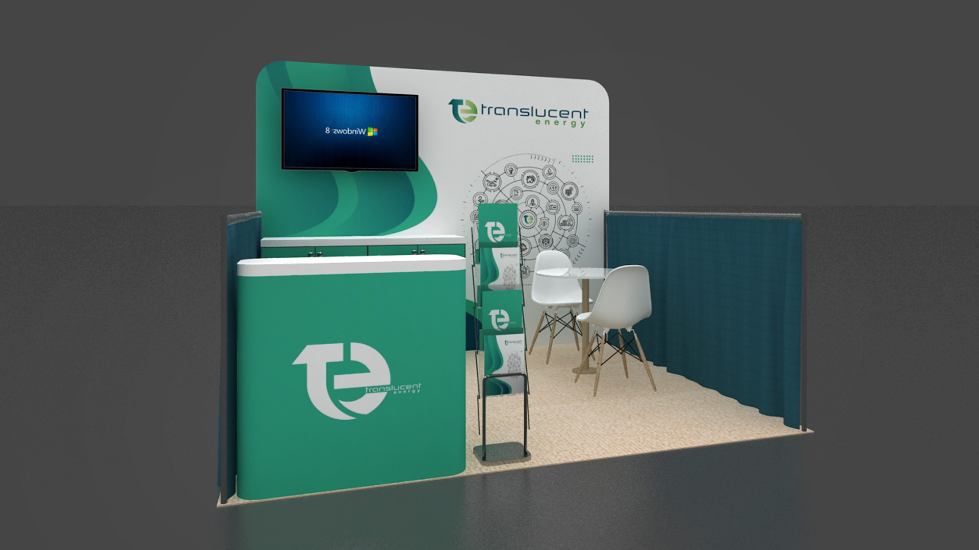 20x30 Trade Show Booth Rental In Las Vegas | Exhibit Rentals