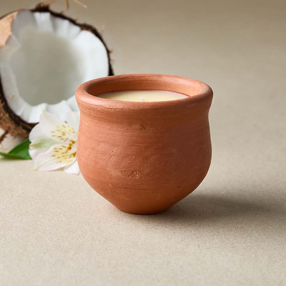 Pavani | Coconut Scent - Single Dalit Candle - Dalit Goods Co