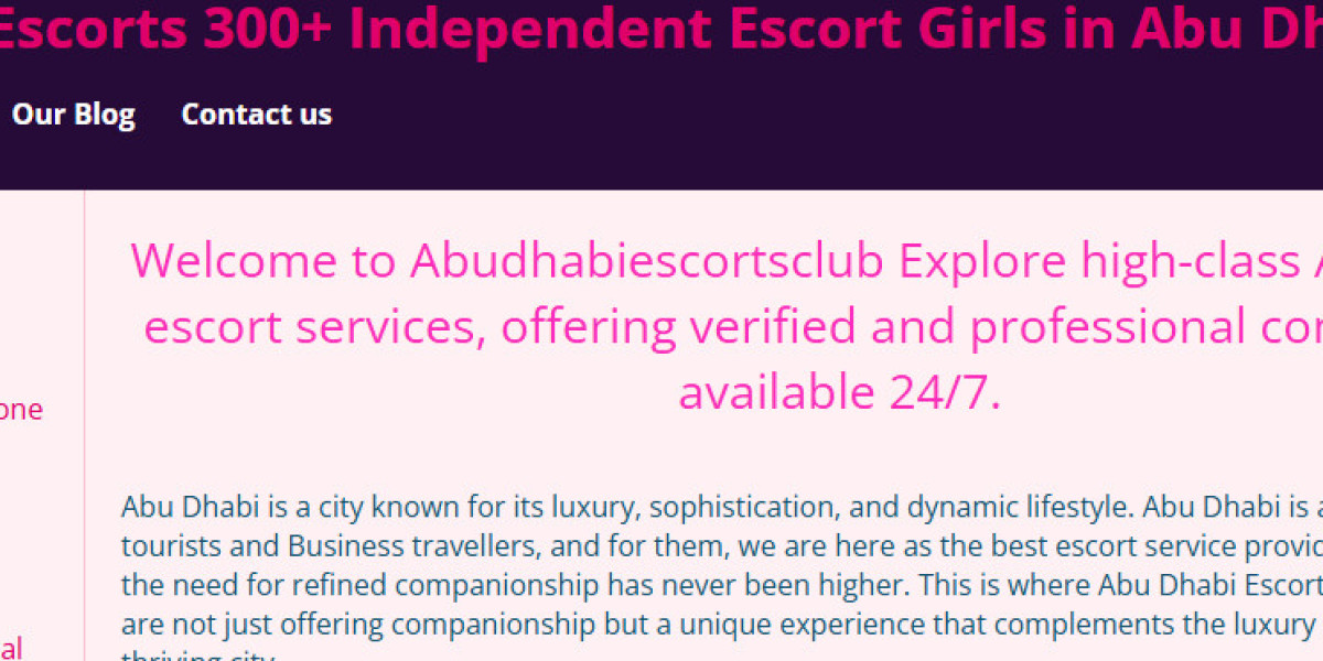 The Role of Abu Dhabi Escorts in a Fast-Paced Lifestyle