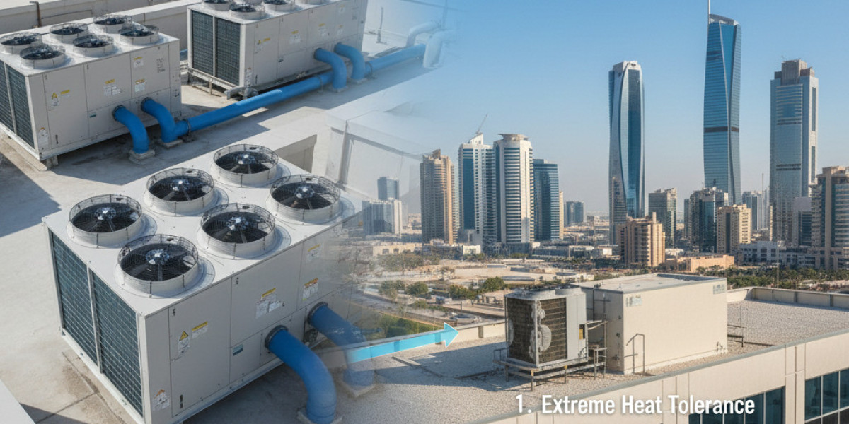Why Air Cooled Chillers Are the Smart Choice for Abu Dhabi’s Harsh Climate