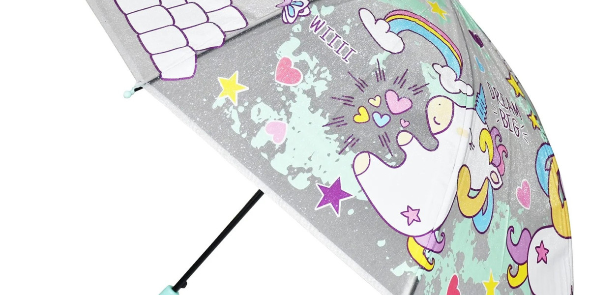 Rainbow Color Kids Umbrella in Delhi | Chaate Wala